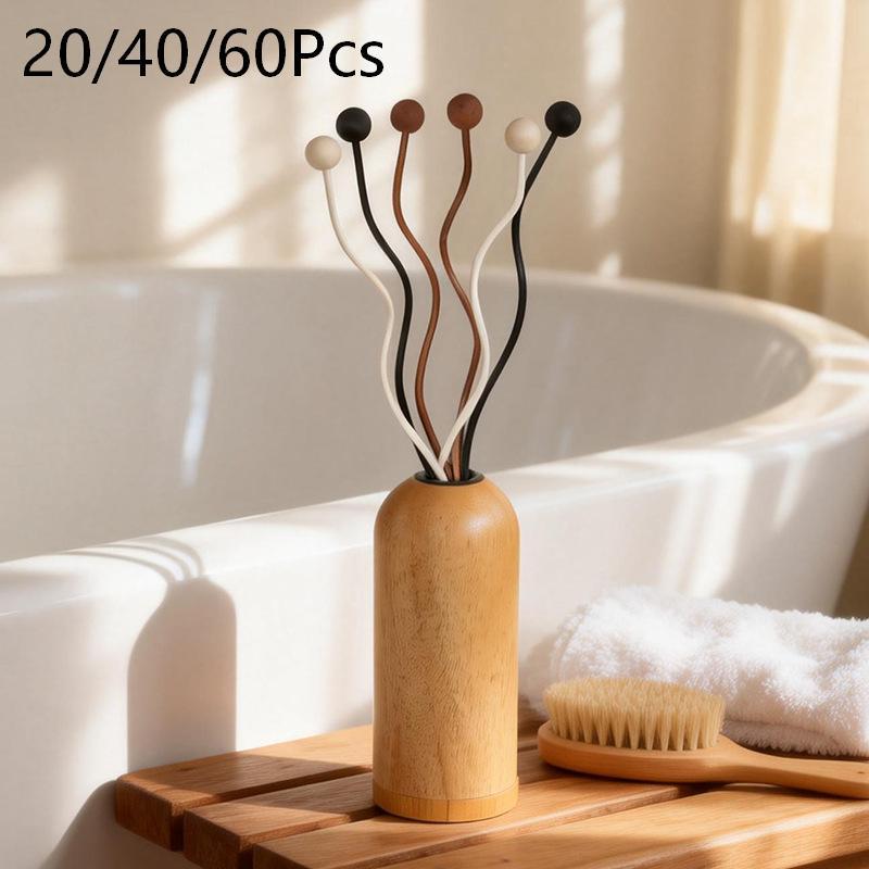 Home Fragrance Diffuser Refills - Wooden Bead Wave Shaped Rattan Reed