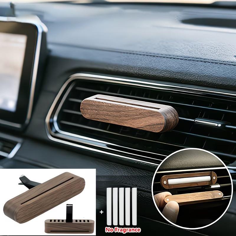 Home Fragrance Diffuser Refills - 4/5PCS Wood Car Air Vent Diffuser