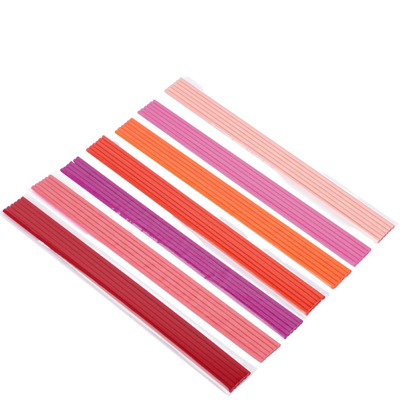 Home Fragrance Janzen - 50pcs 22cmx3mm Colored Fiber Rattan Stick