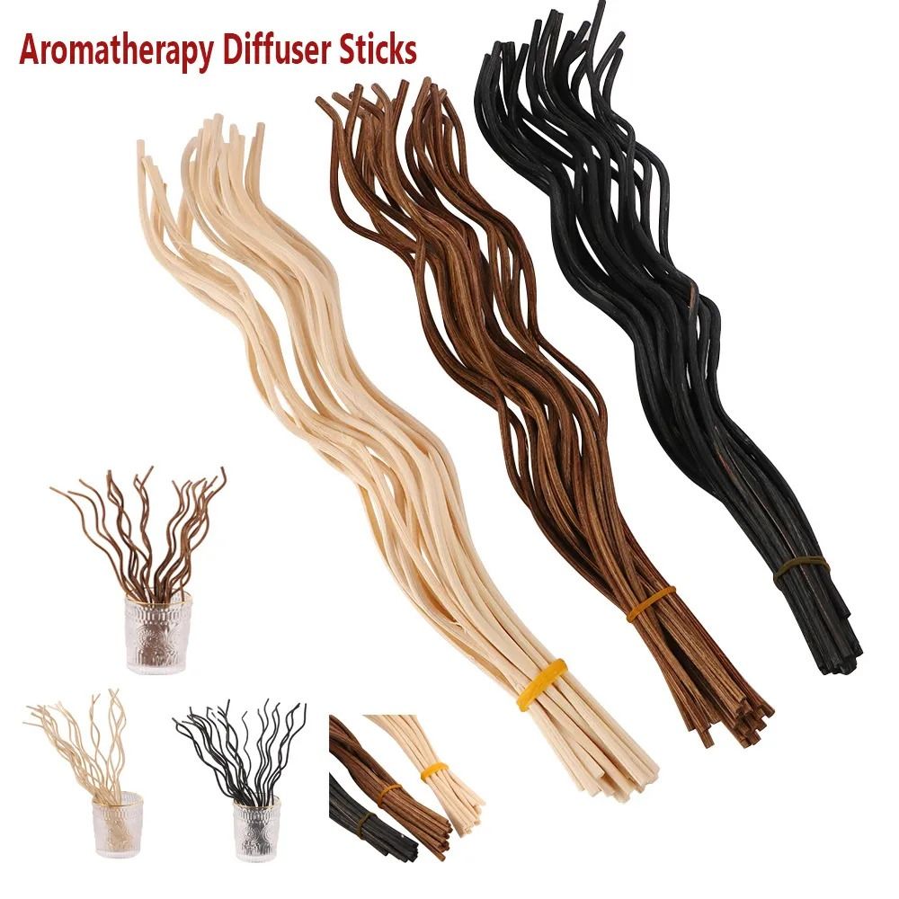 20Pcs Long Wavy Diffuser Stick - Home Fragrance Diffuser Refills 评论和价格