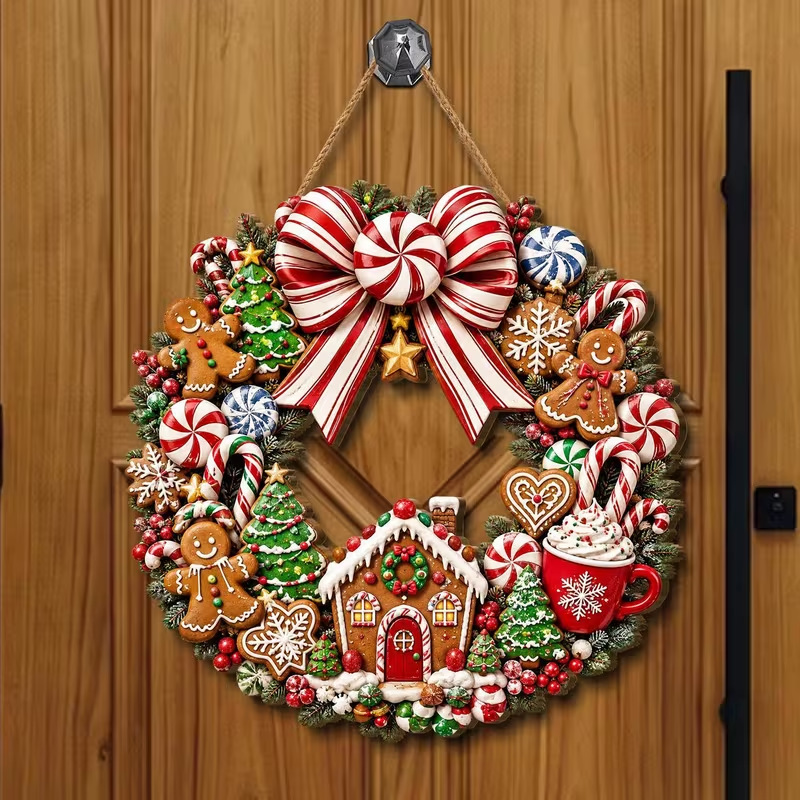 1 Piece Large 2D Flat Christma - Home Fragrance Gingerbread 评论和价格
