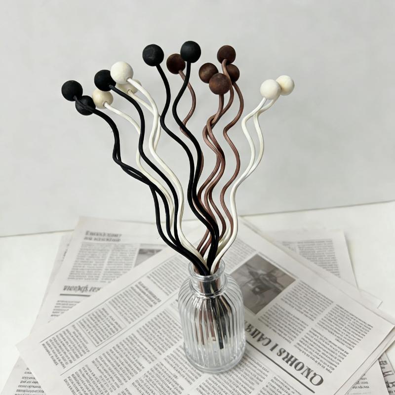Wooden Bead Wave Shaped Rattan - Home Fragrance Diffuser Refills 评论和价格
