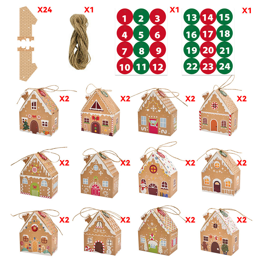 24Pcs Christmas Gingerbread Tr - Home Fragrance Gingerbread 评论和价格