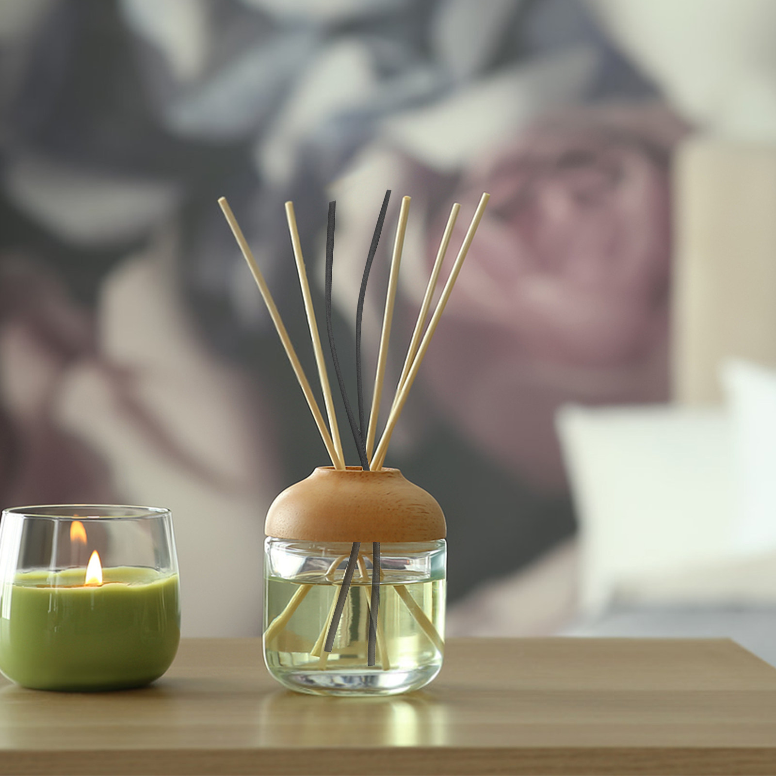Curved Fiber Diffuser Sticks 1 - Home Fragrance Reed Diffuser Refill 评论和价格
