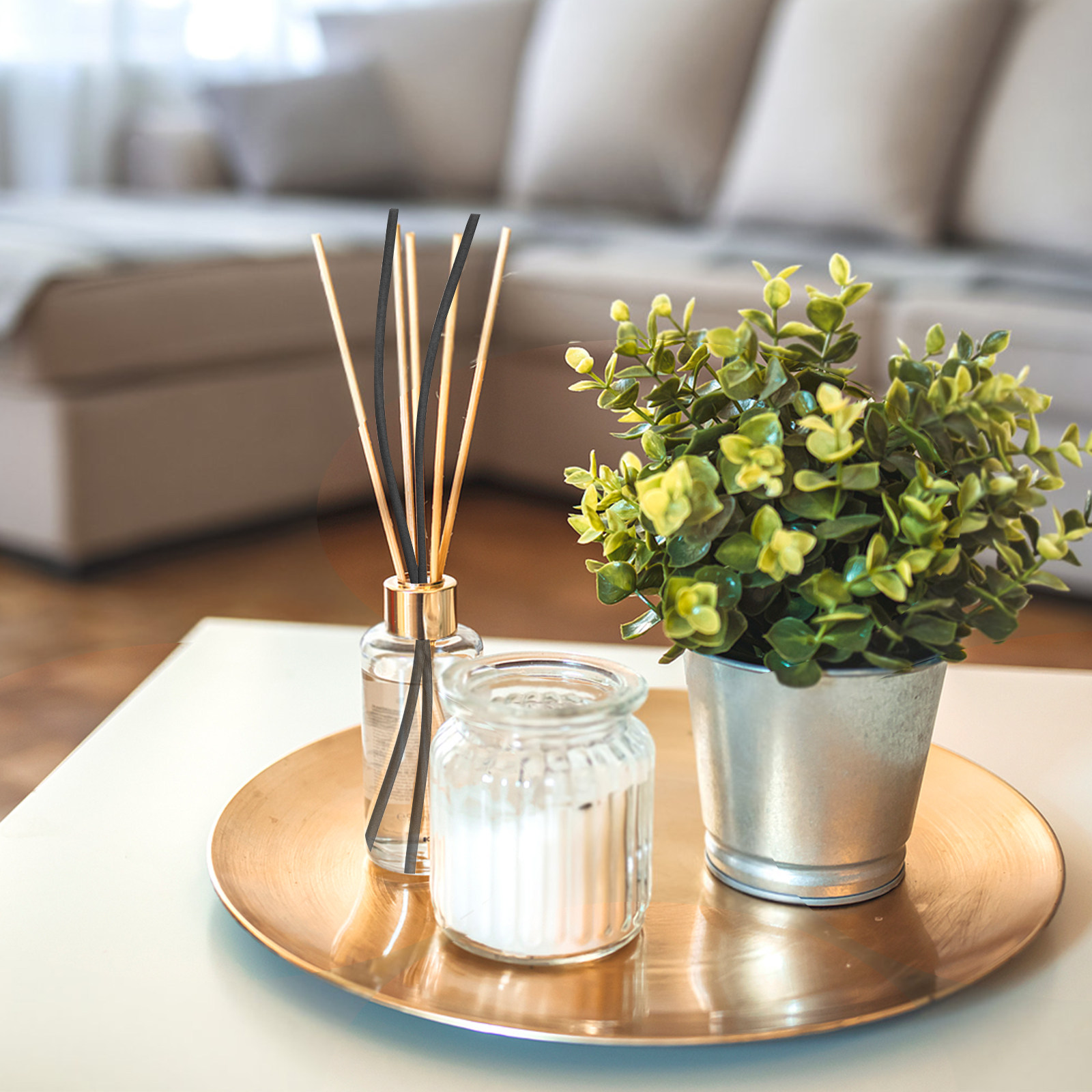 Curved Fiber Diffuser Sticks 1 - Home Fragrance Reed Diffuser Refill 评论和价格
