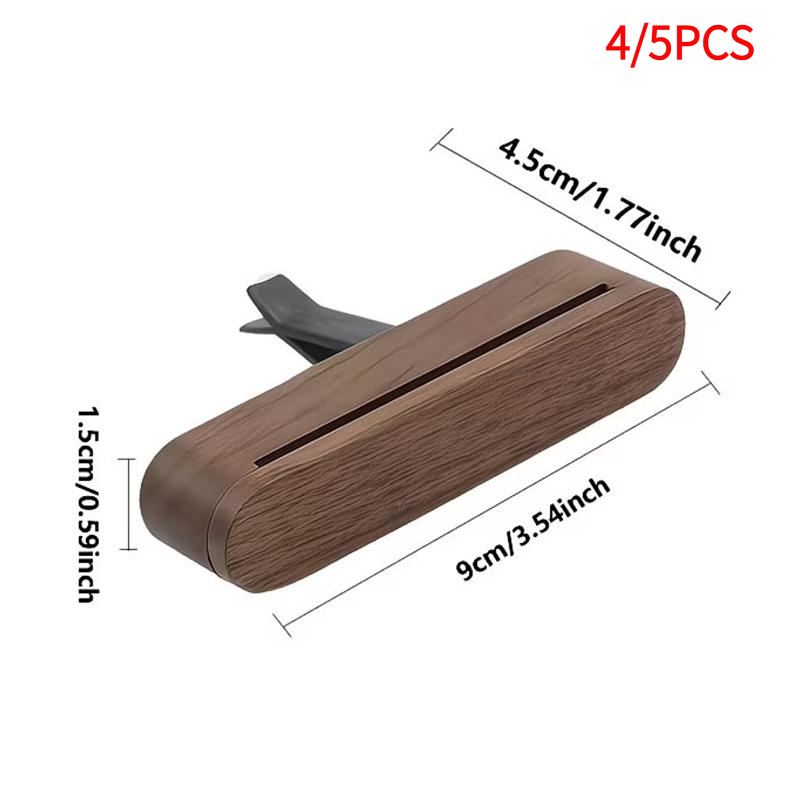 4/5PCS Wood Car Air Vent Diffu - Home Fragrance Diffuser Refills 评论和价格