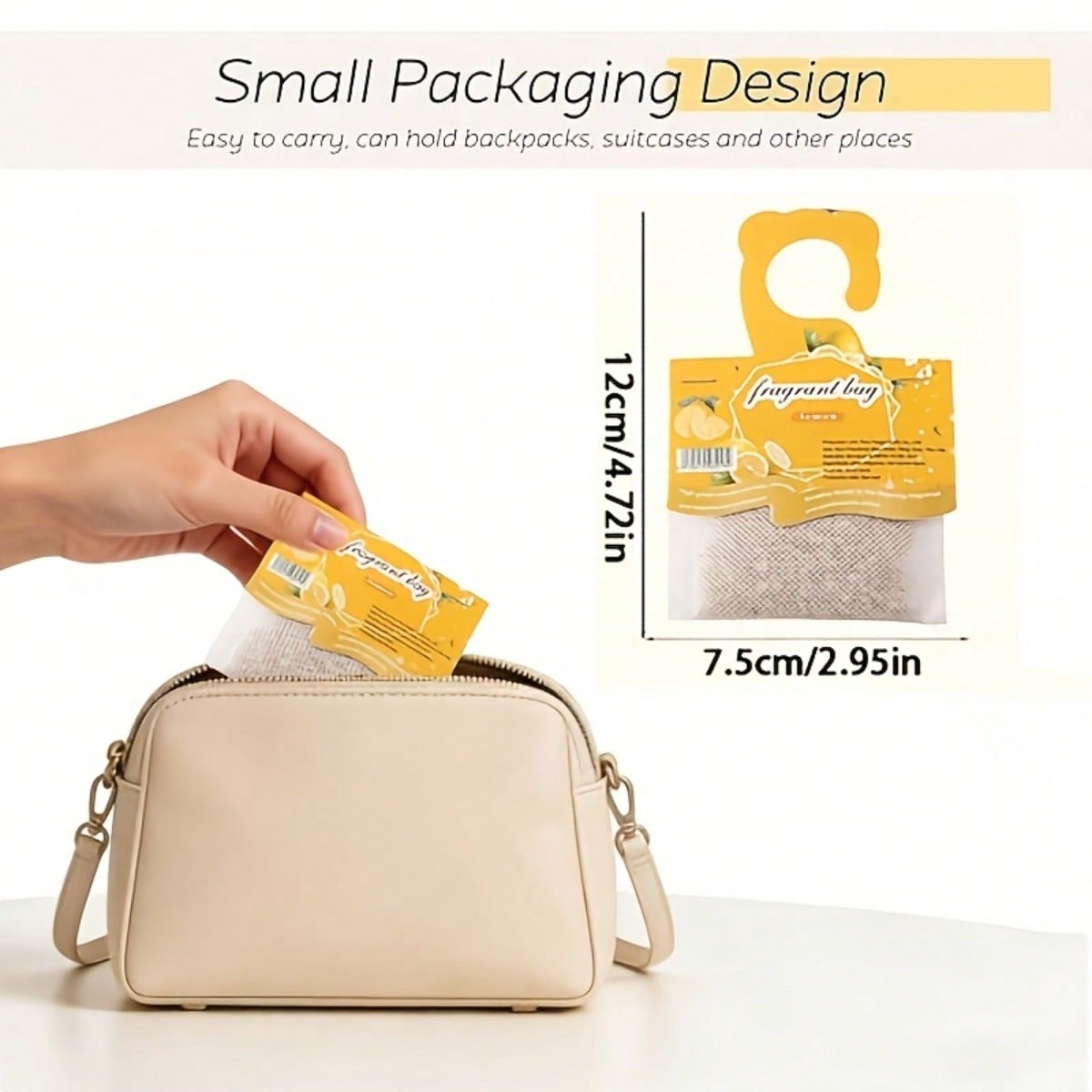 Hanging Lemon Scented Sachets, - Home Fragrance Janzen 评论和价格