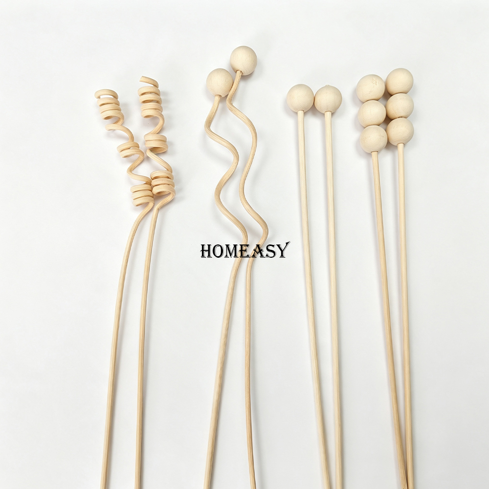 8Pcs Wavy Rattan Reed Diffuser - Home Fragrance Diffuser Refills 评论和价格