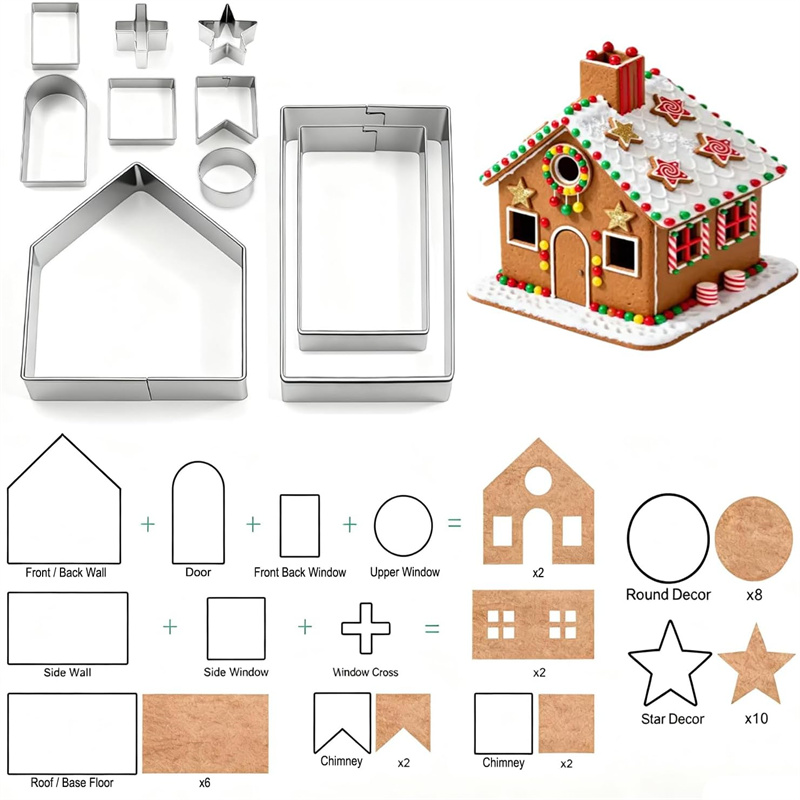 3D Christmas Gingerbread House - Home Fragrance Gingerbread 评论和价格