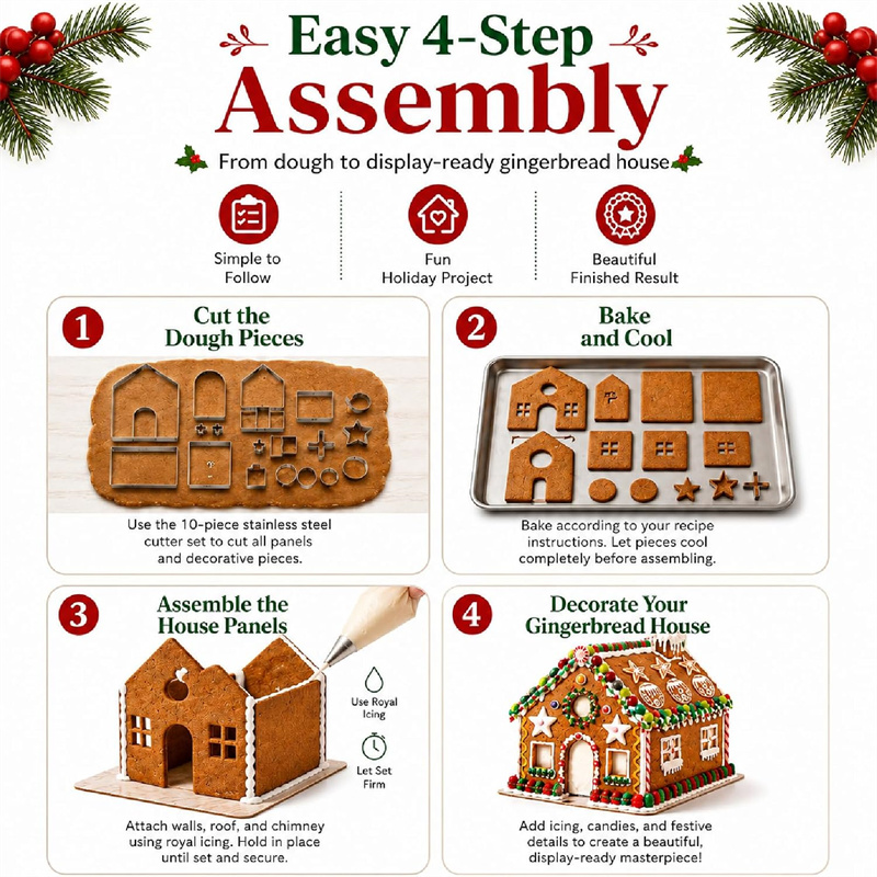 3D Christmas Gingerbread House - Home Fragrance Gingerbread 评论和价格